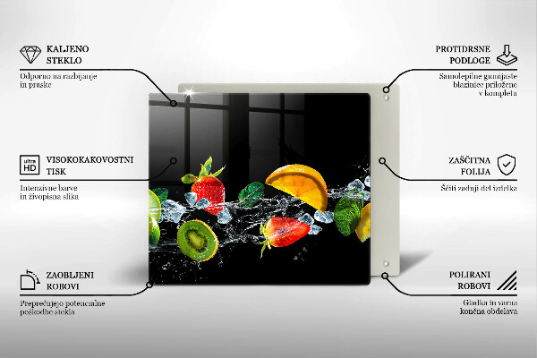 Kitchen worktop saver Fruits in water