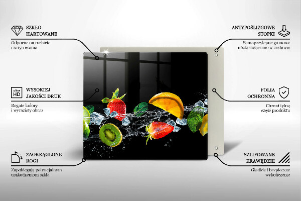 Kitchen worktop saver Fruits in water