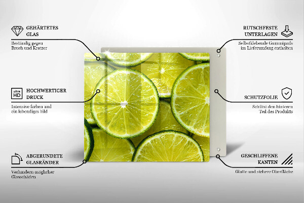 Worktop saver Lime slices