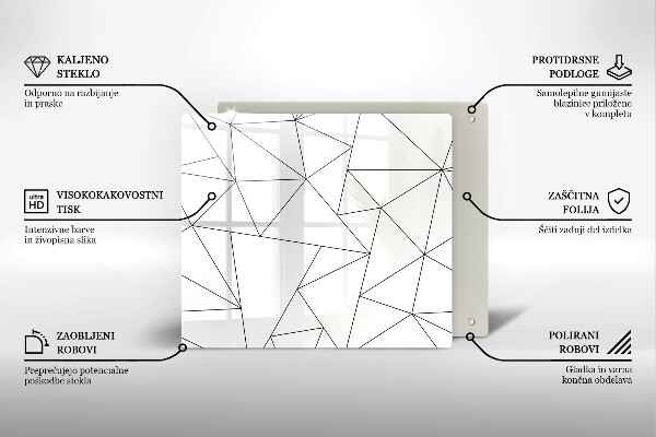 Worktop saver White triangles
