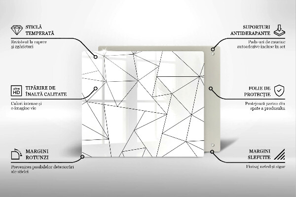 Worktop saver White triangles