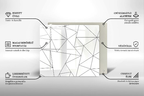 Worktop saver White triangles