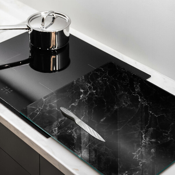 Induction hob cover Elegant marble