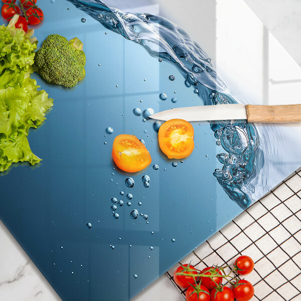 Kitchen worktop saver Blue water