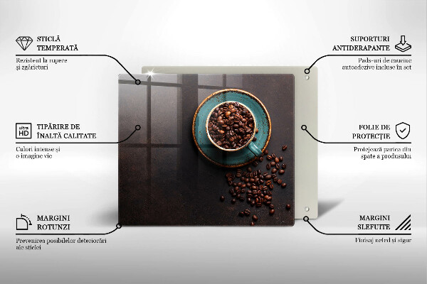 Induction hob cover Coffee grain cup