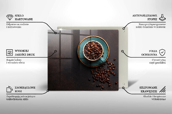 Induction hob cover Coffee grain cup