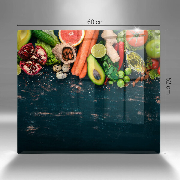 Induction hob cover Fruits and vegetables