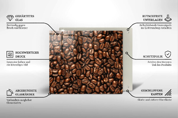 Kitchen worktop cover Coffee beans