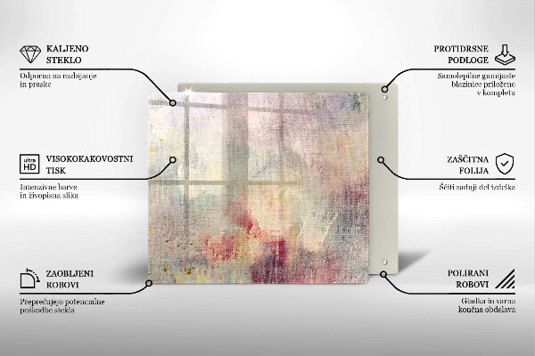 Worktop heat protector Background of paint texture