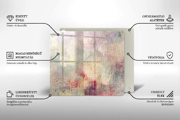 Worktop heat protector Background of paint texture