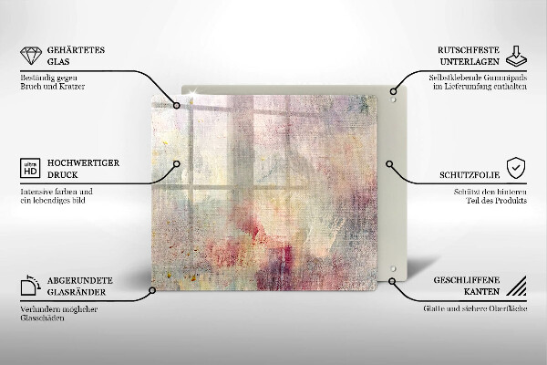 Worktop heat protector Background of paint texture