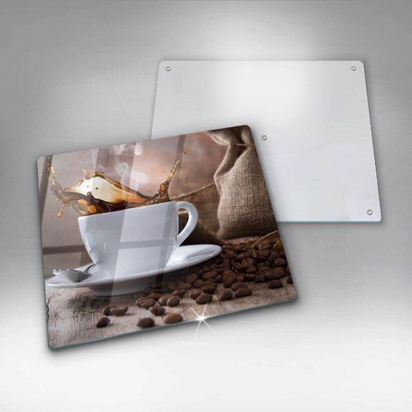 Kitchen worktop saver Cup and coffee beans