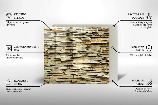 Kitchen worktop saver Decorative stones