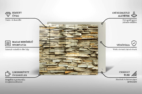 Kitchen worktop saver Decorative stones