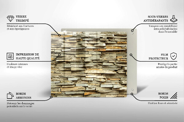 Kitchen worktop saver Decorative stones