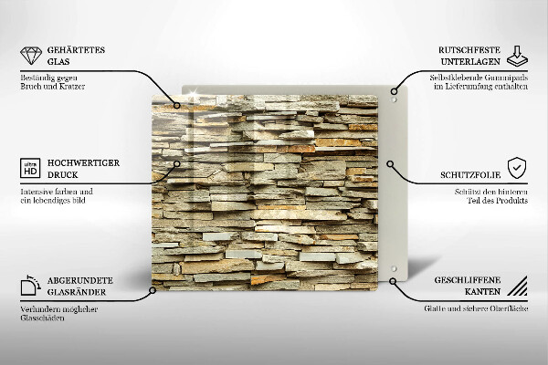 Kitchen worktop saver Decorative stones