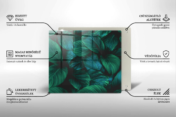 Kitchen worktop saver Jungle leaves