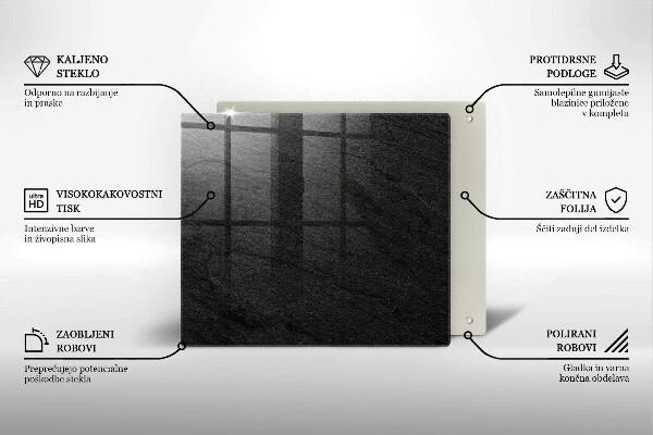 Induction hob cover Texture stone