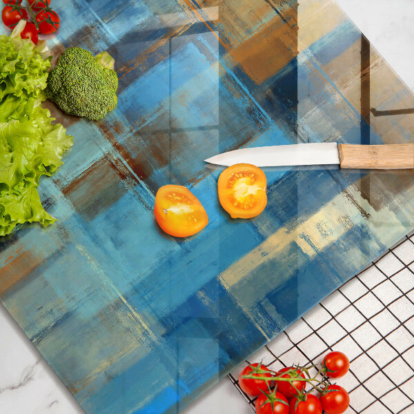 Kitchen worktop saver Painted background