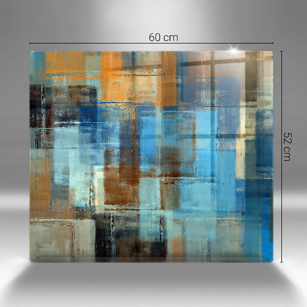 Kitchen worktop saver Painted background