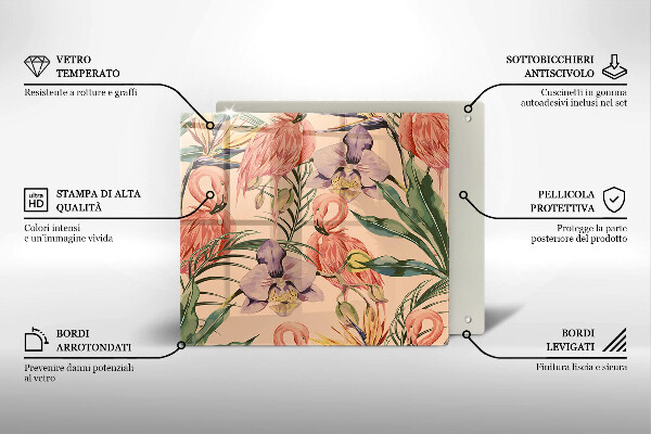 Kitchen worktop saver Flaminga illustration