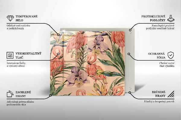 Kitchen worktop saver Flaminga illustration