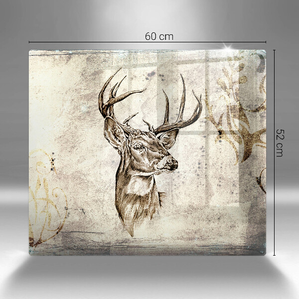 Kitchen worktop saver Illustration deer animal