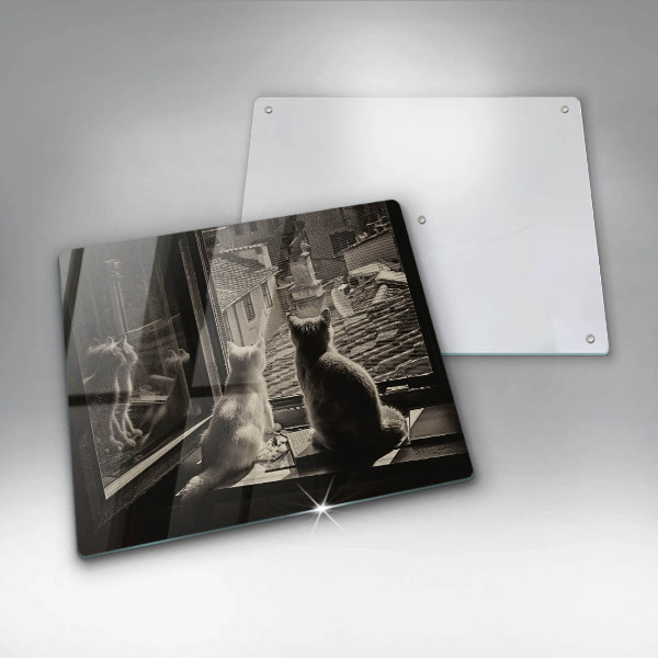 Worktop saver Cats city and window