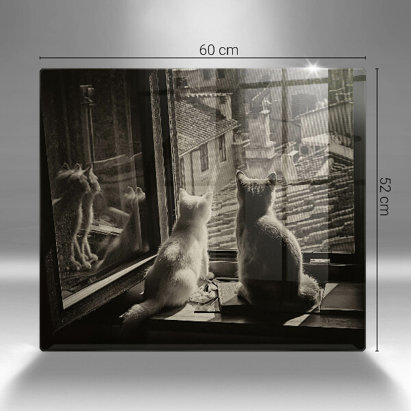 Worktop saver Cats city and window