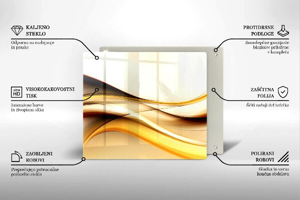 Kitchen worktop saver Abstraction smoke lines