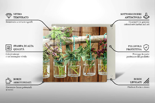 Worktop saver Herbs vintage plants