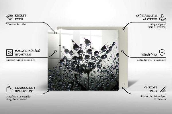 Kitchen worktop saver Dandelions and dew