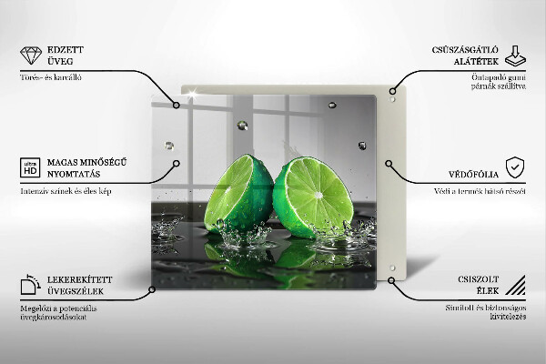 Worktop saver Juicy lime and water