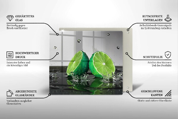 Worktop saver Juicy lime and water