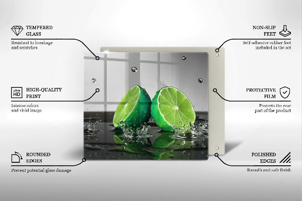 Worktop saver Juicy lime and water