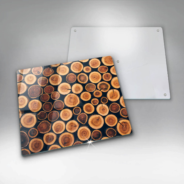 Worktop heat protector Wooden stumps of trees