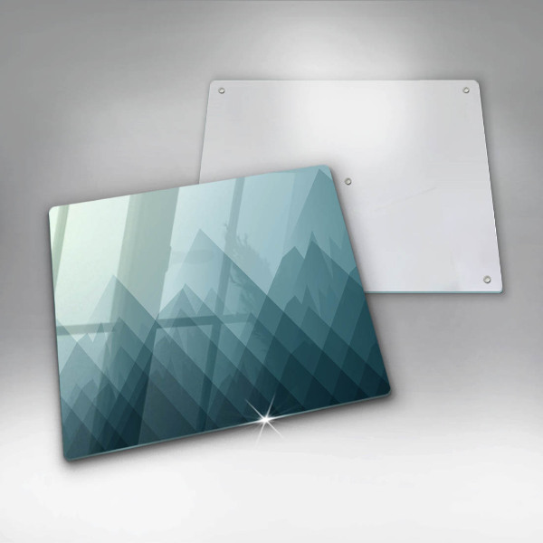 Worktop heat protector Abstract mountains