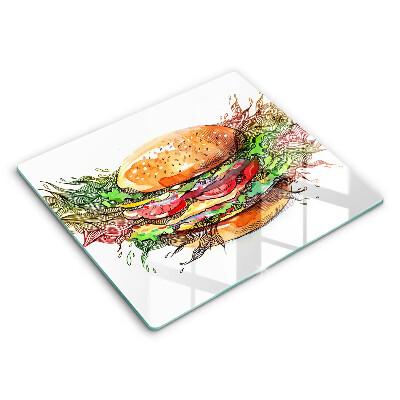 Kitchen worktop saver Drawing hamburger