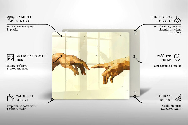 Worktop saver Creation of Adam hands