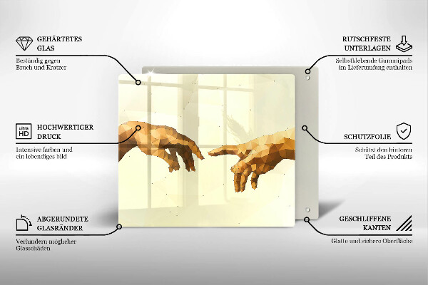 Worktop saver Creation of Adam hands