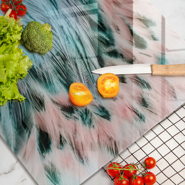 Worktop saver Boho bird feathers