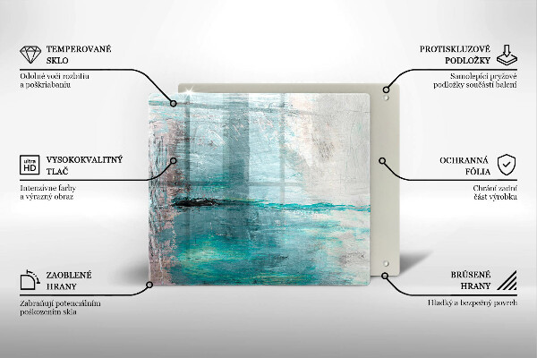 Kitchen worktop saver Background paint abstraction