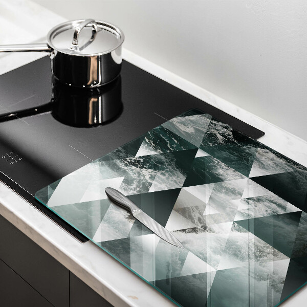 Kitchen worktop saver Triangles and water
