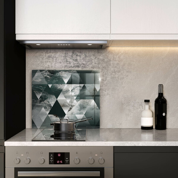 Kitchen worktop saver Triangles and water