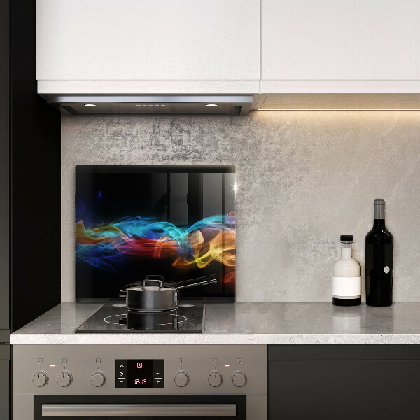 Kitchen worktop saver Colorful smoke