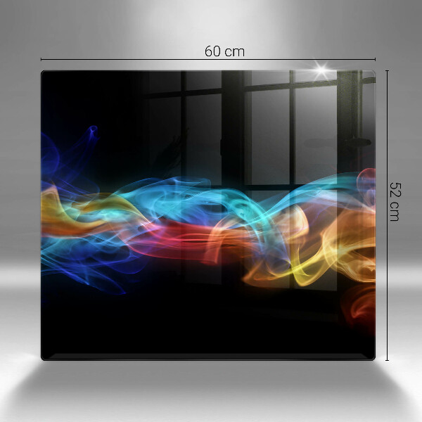 Kitchen worktop saver Colorful smoke