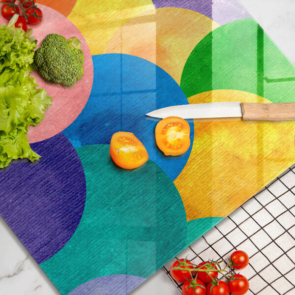 Induction hob cover Colorful wheels