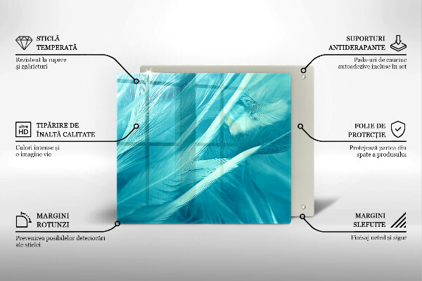 Kitchen worktop saver Delicate feathers