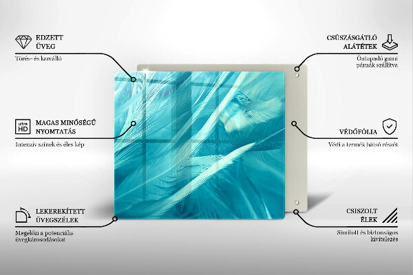 Kitchen worktop saver Delicate feathers