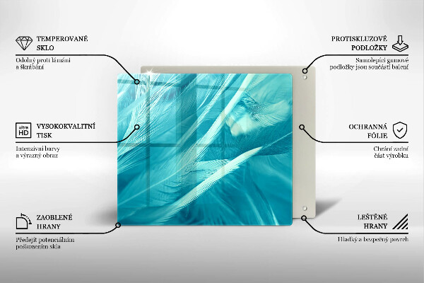 Kitchen worktop saver Delicate feathers